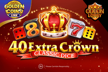 40 Extra Crown Classic Dice Golden Coins Link